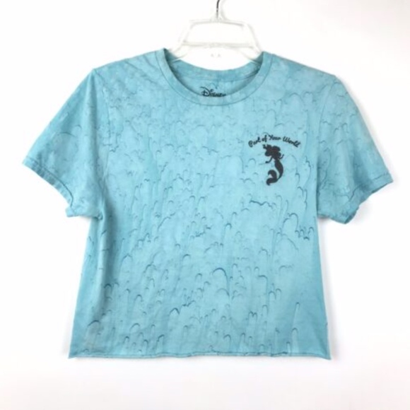 Disney Tops - Disney Blue The Little Mermaid Short Sleeve Shirt